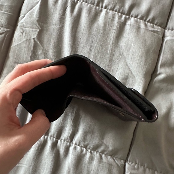 Coach Tabby Wallet in Black Pebbled Leather - Picture 4 of 5